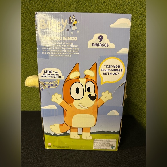 Bluey 12 inch Talking Bingo Stuffed Plush Dog - Picture 3 of 8